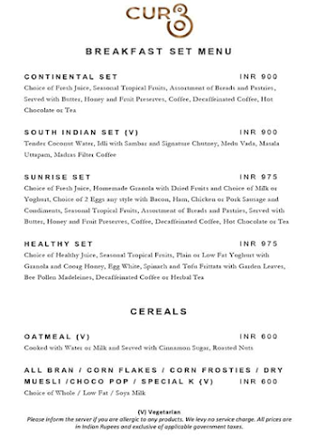 Aurum Brew Works menu 