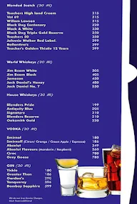 V Lounge & Deck menu 3