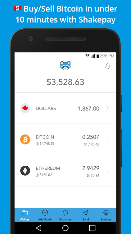 Shakepay Buy Bitcoin In Canada Android Apps Appagg - 