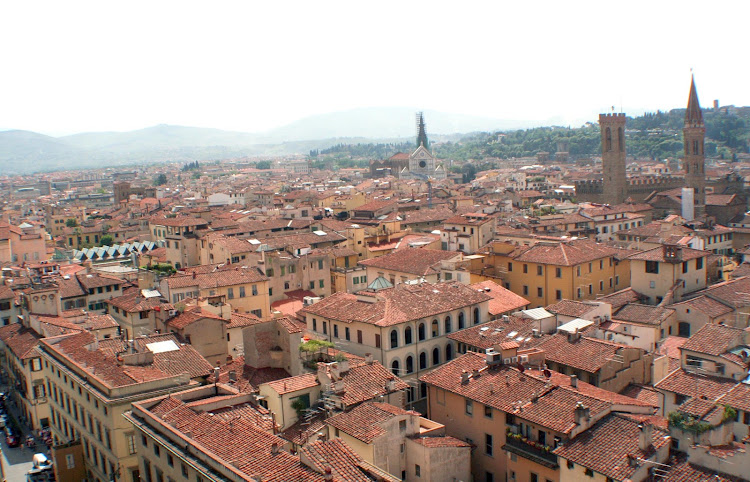 The cityscape of Florence, Italy.