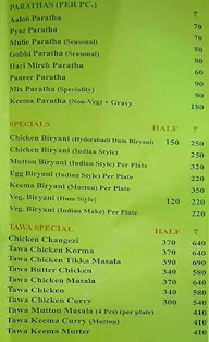 La Biryaneez Chalet menu 1