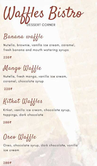 Waffles Bistro menu 2