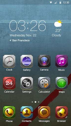 Machine Hola Launcher Theme