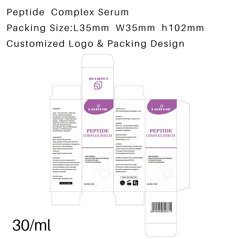Title 2, Universeel peptide complex serum voor hydratati...