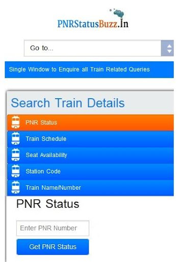 PNR Status Buzz