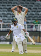 Temba Bavuma of South Africa during day 2 of the 4th Sunfoil Test match between South Africa and Australia at Bidvest Wanderers Stadium on March 31, 2018 in Johannesburg, South Africa. 