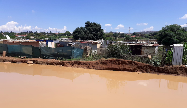 Shacks are shown in Hammanskraal in northern Gauteng. File photo: SHONISANI TSHIKALANGE