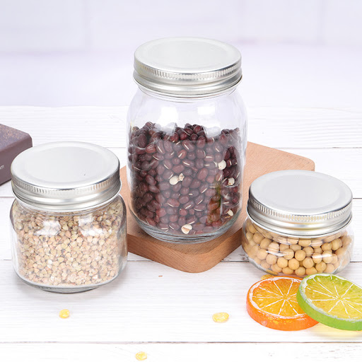 Title 2, Honey glass bottle sealed jar, preserves freshn...