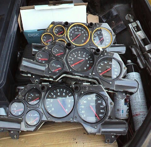 RX-7の純正メーターに関するカスタム事例｜車のカスタム情報は