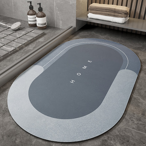 Title 8, Cushion bathroom sliding door floor mat, provid...
