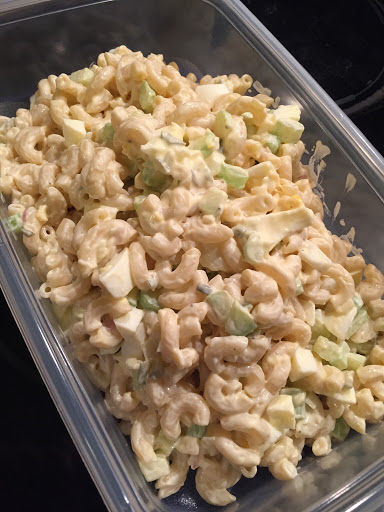 Macaroni salad, just like your grandma use to make. 