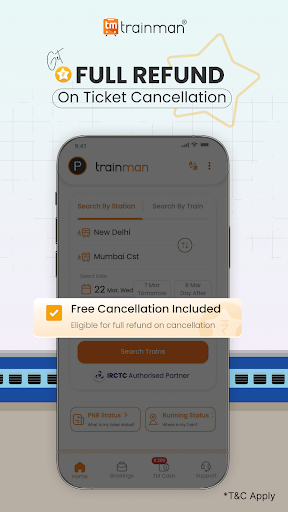 Screenshot Trainman - Train booking app