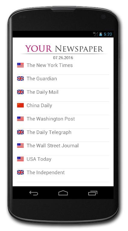 Read Newspaper - UNIWS Screen 2