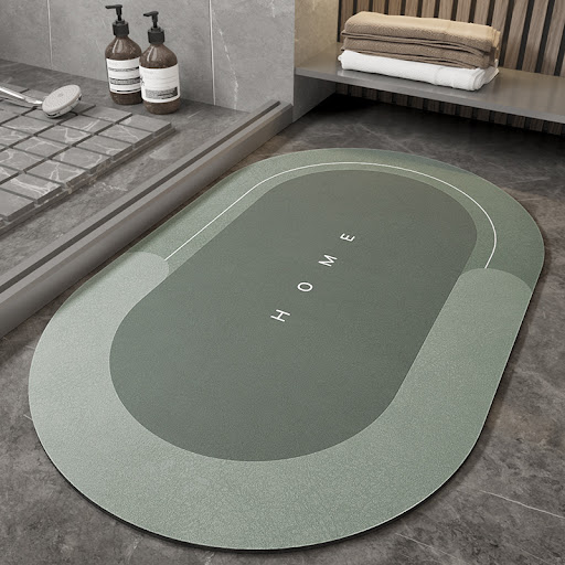 Title 4, Cushion bathroom sliding door floor mat, provid...