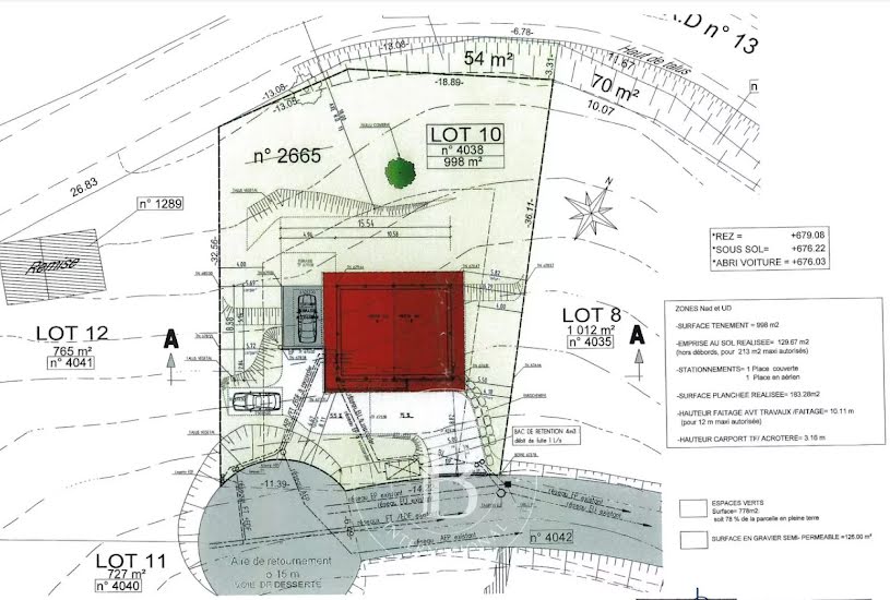  Vente Terrain à bâtir - à Saint-Gervais-les-Bains (74190) 