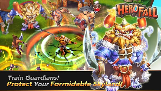 HEROFALL - UTOPIA of SKYLAND 1.2.69871604 APK + Мод (Бесконечные деньги) за Android