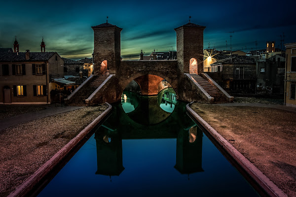 un tramonto a Comacchio di utente cancellato