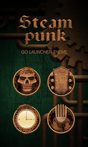 Steam Punk GO Launcher Theme