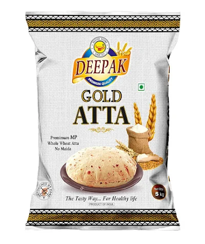 Deepak Gold Flour Whole Wheat Atta - 2 kg