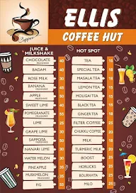 Ellis Coffee Hut menu 1