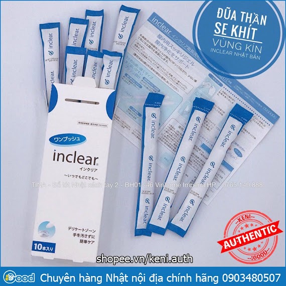 Đũa Thần Inclear Vệ Sinh Phụ Nữ Nhật Bản