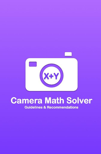 Camera Math Solver -Guide