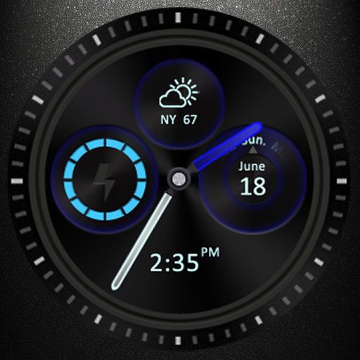 Metallic Watch Face for Wear