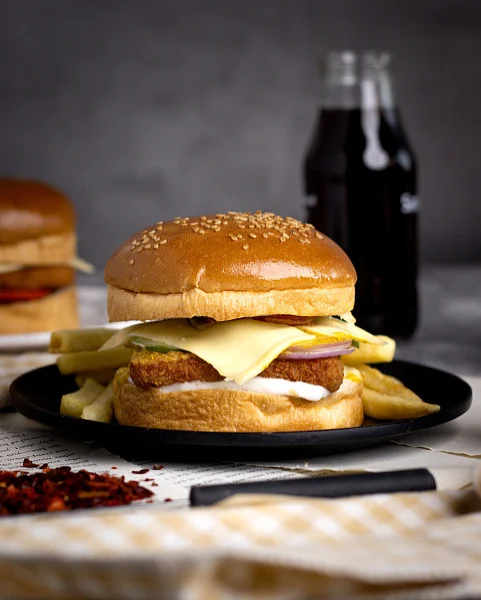 Crispy Paneer Burger