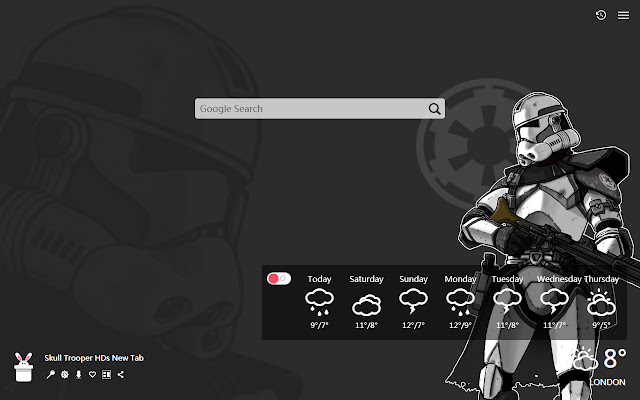 Skull Trooper HDs New Tab, Custom Wallpapers HD