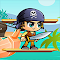 Item logo image for Pirate Run Away Action Game