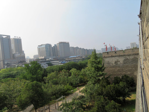 Xi'an City wall bike ride China 2016