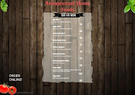 Shree Annapooranee menu 1