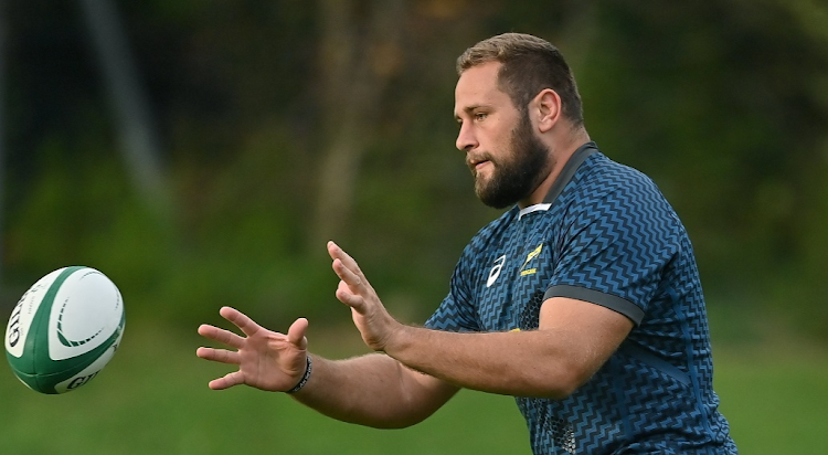 Thomas du Toit during a Springbok training session at University of Dublin on November 1 2022. Picture: GALLO IMAGES/BRENDAN MORAN