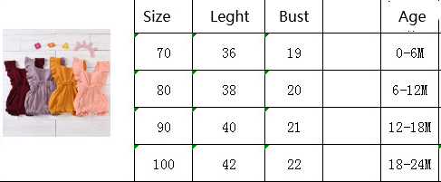 Title 7, Newborn Baby Girl Ruffled Solid Color Sleeveles...
