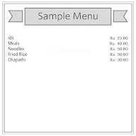 Udupi Fast food menu 1