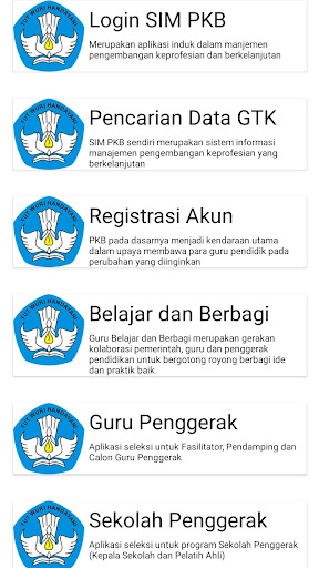 SIM PKB dan INFO GTK