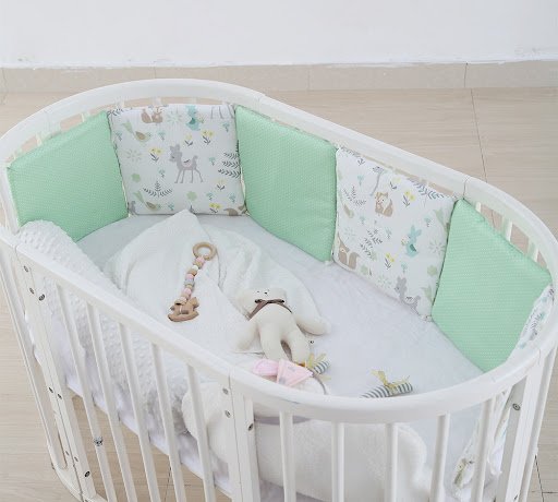 Title 5, Cotton Crib Bed Circumference Baby Anti-collisi...