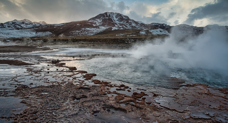 Alba al Gayser del Tatio, Nord del Cile a -8° gradi di laurafacchini