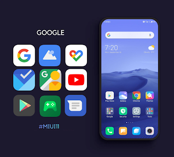 MIUI 11 Icon Pack - Pro Ekran görüntüsü