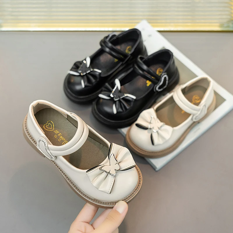 Title 1, Sapatos infantis de couro com velcro antiderrap...