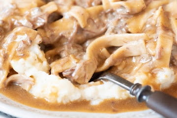 Instant Pot Amish Beef and Noodles