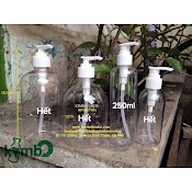 Chai Nhựa Pet Trong Suốt Vòi Nhấn 50Ml 100Ml 150Ml200Ml 250Ml 500Ml