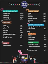 Kiga Ice Cream menu 3