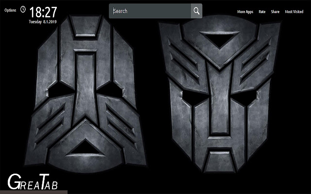 Transformers Wallpapers Theme New Tab|GreaTab