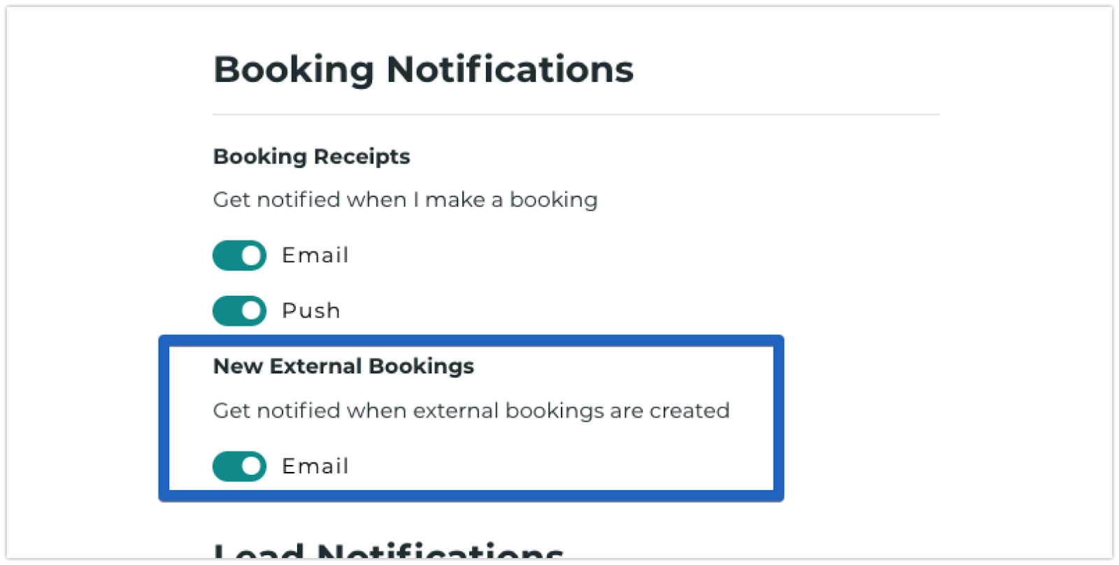 Configure staff that are notified when an external group books your coworking space