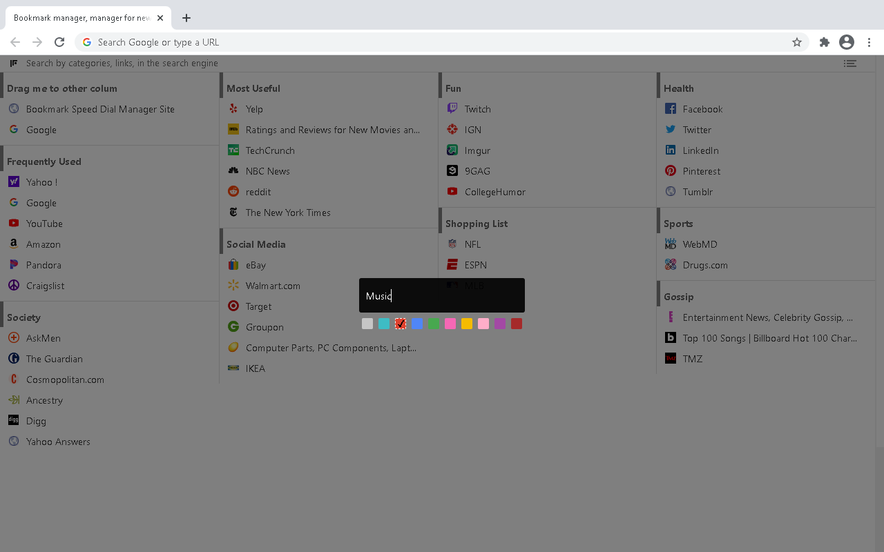 Speed Dial|Bookmarks Manager for New Tab Page Preview image 5