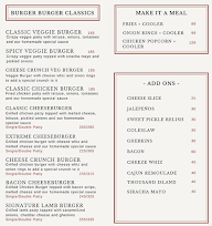 Captain G's Burger Company menu 4