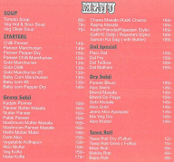 Happy Eats menu 1