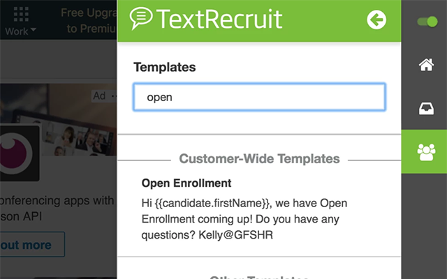 TextRecruit Extension Preview image 7