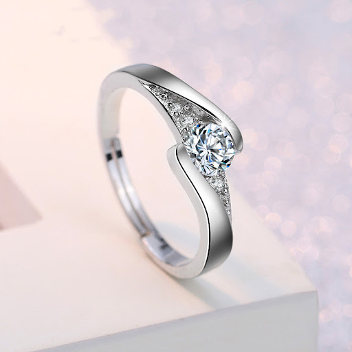 Title 6, Eight Heart Eight Arrow Zircon Moissanite Ring ...